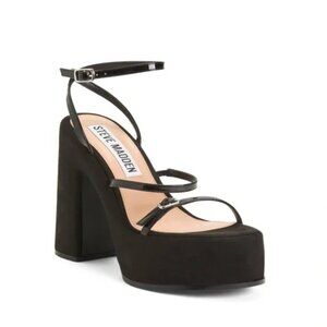 Steve Madden Black Platform Heels
